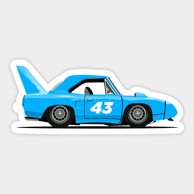 THE KING Sticker by OldSkoolDesign